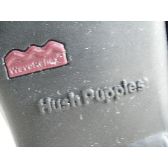 HUSH PUPPIES WAVEREFLEX BLACK PATENT GENUINE LEATHER LOAFER SHOE US 7M EUR 38 - Picture 8 of 8